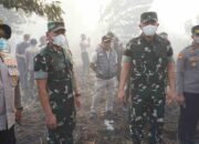 Komandan Kodim 1015/Sampit Dampingi Pangdam XXII/TB Beserta Gubernur dan Kapolda Kalimantan Tengah, Tinjau Langsung Karhutla di Wilayah Kodim 1015/Sampit