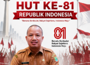 Ucapan Selamat HUT RI Ke 81 Kepala Bapenda Karawang