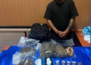 Polda Bali Ungkap Peredaran Ganja 1,6 Kg dan Sabu 102