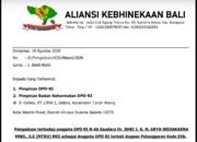 Aliansi Kebhinekaan Bali Laporkan Arya Wedakarna ke BK DPD RI, Minta AWK di Pecat sebagai Anggota DPD