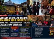 Polresta Denpasar Selidiki Kematian WNA Inggris, 4 WNA Australia Diduga Terlibat Penganiayaan di Legian