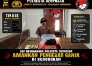 Sat Resnarkoba Polresta Denpasar Amankan Pengedar Ganja di Kerobokan, 16,59 Gram Barang Bukti Disita