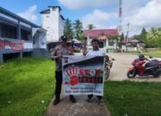 Personel Polsek Jenamas Sosialisasikan Larangan Penambangan Liar Dengan Warga