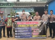 Survey dan Rampchek Sarana Prasarana Jalan Kabupaten-Provinsi dari SubditKamsel Ditlantas Polda Kalteng di Kab. Murung Raya