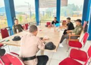 Perkuat Langkah Penanganan, Tim Satgas Edukasi Karhutla Lemdiklat Polri Kunjungi Posko Karhutla Di BPBD Murung Raya