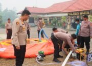 Terima Sarpras Dari Slog Polri, Polres Murung Raya Perkuat Kesiapan Hadapi Karhutla