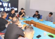 Jalin Komunikasi Baik, Kapolres Barsel Silaturahmi Pamit dengan PWI Barito Selatan