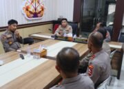 Plh Kapolres Murung Raya Berikan Arahan kepada Tim Satgas Karhutla Lemdiklat Polri