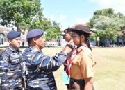 Tutup Pelatihan Bela Negara, Paster Lanal Denpasar Tekankan Disiplin dan Cinta Tanah Air kepada Ratusan Pelajar