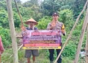 Bhabinkamtibmas Polsek Murung Sosialisasi Larangan dan Sanksi Bagi Pelaku Kebakaran Hutan dan Lahan Di Desa Danau Usung
