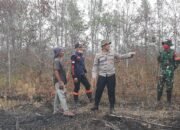 Polres Murung Raya Bersama Sathas Karhutla Patroli di Lokasi Karhutla