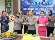 Penuh Kehangatan, Polres Barsel  Gelar Syukuran Hari Jadi Polwan RI ke-78