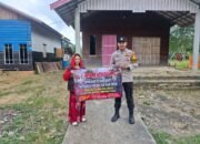 Bhabinkamtibmas Polsek Murung Sosialisasi Larangan dan Sanksi Bagi Pelaku Kebakaran Hutan dan Lahan Di Desa Penyang