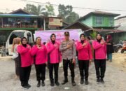 Bhayangkari Peduli, Polres Barito Utara HadirBantu Warga Pangkuh Raya dengan Air Bersih di Tengah Musim Kemarau
