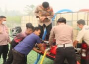 Plh Kapolres Murung Raya Cek Mobil Patroli Karhutla, Pastikan Personel Gerak Cepat Padamkan Api Kebakaran Hutan dan Lahan