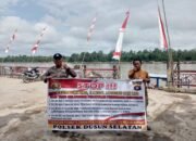 Cegah Penambangan Ilegal, Polsek Dusun Selatan Gencar Beri Imbauan Dengan Warga Masyarakat
