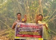 Bhabinkamtibmas Polsek TSS Sosialisasi Larangan Karhutla Ke Warga Desa Olung Hanangan