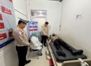 Semarak Hari Lalu Lintas Bhayangkara ke-71, Polres Murung Raya Gelar Donor Darah
