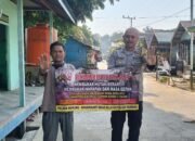 Bhabinkamtibmas Sosialisasi Larangan dan Sanksi Bagi Pelaku Kebakaran Hutan dan Lahan Di Muara Bumban