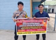 Bhabinkamtibmas Sosialisasi Larangan Membakar Lahan Ke Warga Kel. Muara Laung I