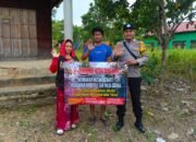 Bhabinkamtibmas Polsek Murung Gecar Sosialisasi Stop Membakar Lahan Di Kel. Beriwit
