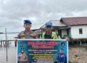 Satpolairud Polres Kapuas Laksanakan Patroli Perairan, Beri Imbauan Stop Penambangan Liar Di DAS Kapuas