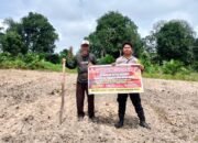 Bhabinkamtibmas Polsek Laung Tuhup Sosialisasi Larangan Membakar Lahan Ke Warga