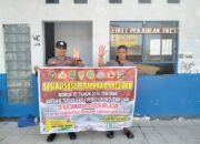 Personel Polsek Dusel Gencar Sosialisasikan Larangan Pungli Dengan Warga