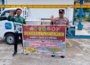 Personel Polsek Dusel Gencar Sosialisasikan Larangan Pungli Dengan Warga