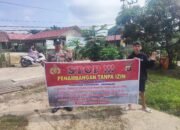 Personel Polsek Dusut Sosialisasikan Larangan Penambangan Tanpa Izin