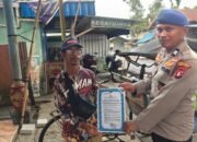 Satpolairud Polres Kapuas Sosialisasikan Larangan Karhutla kepada Warga Bantaran DAS Kapuas