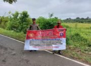 Personel Polsek Dusun Utara Sosialisasikan Larangan Penambangan Tanpa Izin Dengan Warga Masyarakat