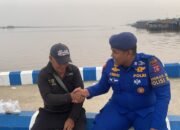 SATPOLAIRUD POLRES KAPUAS LAKSANAKAN SAMBANG POLISI RW DI PESISIR DAS KAPUAS