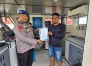 Satpolairud Polres Kapuas Sosialisasikan Larangan Karhutla kepada Warga Bantaran DAS Kapuas