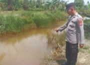 Pengecekan Sumber Air Dalam Penanggulangan Karhutla Oleh Personel Polsek Basarang