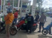 Polsek Basarang Sambang di Lokasi Objek Vital SPBU Di Kec. Basarang