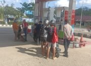 Polsek Basarang Sambang di Lokasi Objek Vital SPBU Di Kec. Basarang
