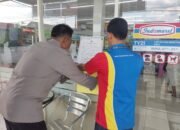 Cegah Karhutla, Personel Polsek Basarang Sosialisasi Maklumat Kapolda Kalteng
