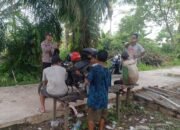 Jaga Kamtibmas Polsek Basarang Rutin Patroli Dialogis