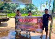 Cegah Terjadinya Karhutla, Anggota Polsek Basarang Lakukan Sosialisasi Secara Rutin