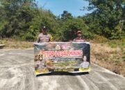 Polsek Basarang Sosialisi Larangan Ilegal Mining Di Wilayah Hukumnya