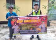Cegah Karhutla Sejak Dini, Polsek Kapuas Barat Ajak Warga Mandomai Buka Lahan Tanpa Bakar