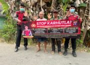 Cegah Karhutla, Polres Barito Utara Gencarkan Sosialisasi Maklumat Kapolda Kalteng dan Edukasi Dampak El Nino
