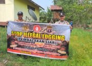 SOSIALISASI PENEBANGAN HUTAN SECARA LIAR (ILEGAL LOGING) OLEH PERSONIL POLSEK PULAU PETAK