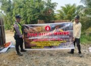 PERSONEL POLSEK PULAU PETAK LAKSANAKAN SOSIALISASI ILEGAL MINING KE MASYARAKAT GUNA PENCEGAHAN TAMBANG LIAR DI WILAYAH KECAMATAN PULAU PETAK