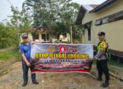 SOSIALISASI PENEBANGAN HUTAN SECARA LIAR (ILEGAL LOGING) OLEH PERSONIL POLSEK PULAU PETAK