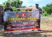 SOSIALISASI PENEBANGAN HUTAN SECARA LIAR (ILEGAL LOGING) OLEH PERSONIL POLSEK PULAU PETAK
