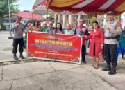 Pererat Silaturahmi dan Jaga Kamtibmas, Polsek Kapuas Barat Gelar ‘Minggu Kasih’ di Desa Saka Mangkahai