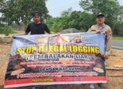SOSIALISASI PENEBANGAN HUTAN SECARA LIAR (ILEGAL LOGING) OLEH PERSONIL POLSEK PULAU PETAK