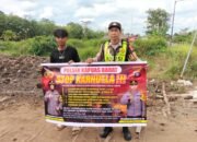 Cegah Karhutla Sejak Dini, Polsek Kapuas Barat Ajak Warga Mandomai Buka Lahan Tanpa Bakar